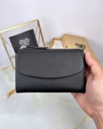mıknatıslı kadın cüzdan siyah