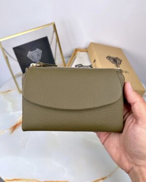 mıknatıslı kadın cüzdan yeşil